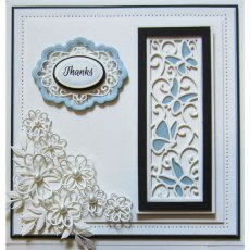 Creative Expressions Finishing Touches Scribble Flowers Die set by Sue Wilson