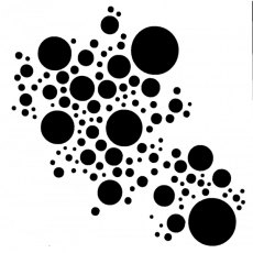 Indigoblu Stencil - Bubbles (6'x 6') 3 FOR £10.49
