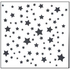 Indigoblu Stencil - Stars (6'x 6') 3 FOR £10.49
