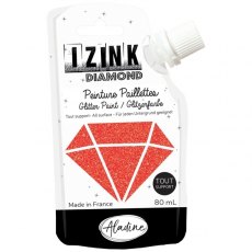 Aladine Izink Diamond Paint 80ml - Rouge 4 For £18.79