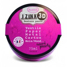 Aladine Izink 3D Texture Paste 75ml - Orchid 4 For £19.79