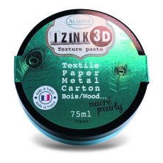 Aladine Izink 3D Texture Paste 75ml - Topaz 4 For £19.79