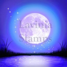 Lavinia Stamps - Moonlight glow Scene Scapes 6x6 Card 4PK