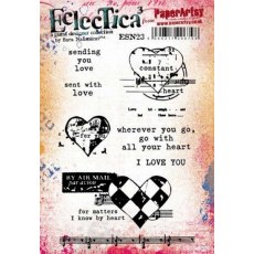 PaperArtsy Cling Mounted Stamp Set - Eclectica³ - Sara Naumann - ESN23