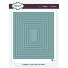 Creative Expressions Noble Dies Double Pierced Rectangles Die set by Sue Wilson