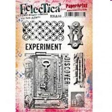 PaperArtsy A5 Cling Mounted Stamp Set - Eclectica³ - E³ Seth Apter - ESA08