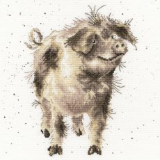 Bothy Threads Truffles & Trotters Pig Counted Cross Stitch Kit by Hannah Dale XHD35