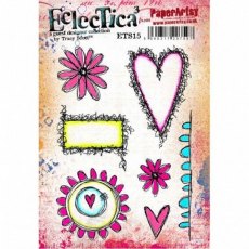 PaperArtsy A5 Cling Mounted Stamp Set - Eclectica³ - Tracy Scott - ETS15
