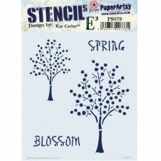 PaperArtsy Stencil - By Kay Carley PS079