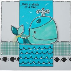 Woodware Clear Stamps - Whale Hello