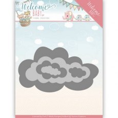 Yvonne Creations - Welcome Baby - Nesting Clouds Die