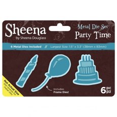 Sheena Douglass Metal Die set - Party Time