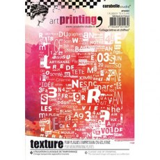 Carabelle Studio Art Printing A6 : Collage Lettres Et Chiffres AP60001
