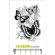 Carabelle Studio Cling Stamp Small : Envolee De Papillons