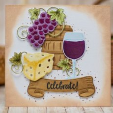 Spellbinders Barrel of Sentiments Stamp and Die Set by Stacey Caron SDS-135