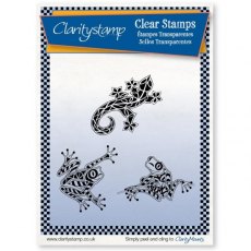 Claritystamp Ltd Frogs & Gecko Unmounted Clear Stamp Set