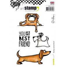 Carabelle Studio Cling Stamp A6 : My Dog, My Best Friend by Alexi