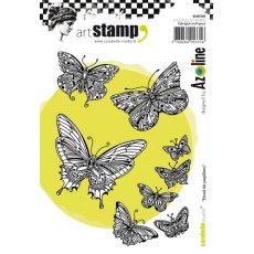 Carabelle Studio Cling Stamp A6 : Envol De Papillons by Azoline