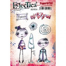 PaperArtsy Cling Mounted Stamp Set - Eclectica³ - Darcy uk - EDY20