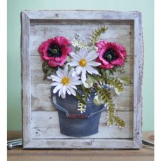 Elizabeth Craft Designs - Garden Notes - Galvanized Bucket 1525