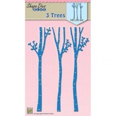 Nellie Snellen Shape Dies '3-trees