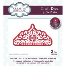 Sue Wilson Festive Collection Bright Star Adornment Die Set - CLEARANCE