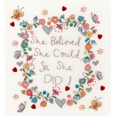 Bothy Threads Love Note Counted Cross Stitch Kit by Kim Anderson