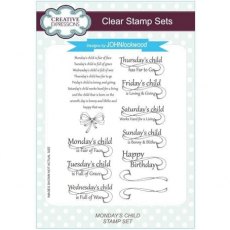 John Lockwood Mondays Child Clear Stamps Set