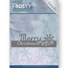 Jeanine's Art - Frosty Ornaments - Text Merry Christmas Die