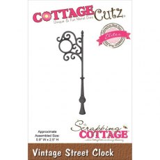 Cottage Cutz Die - Vintage Street Clock