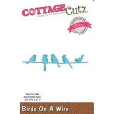 Cottage Cutz Die - Birds On A Wire
