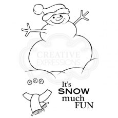 Woodware Clear Stamp Chunky the Snowman 2018