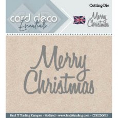 Card Deco Cutting Dies - Merry Christmas