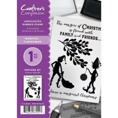 Donna Ratcliff A6 Unmounted Rubber Stamp - Magical Christmas