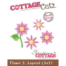 Cottage Cutz - Flower 3, Layered