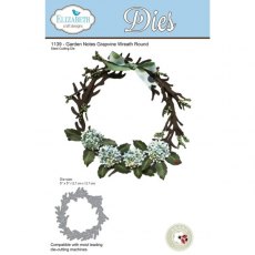 Elizabeth Craft Designs - Garden Notes Grapevine Wreath Round Die 1139