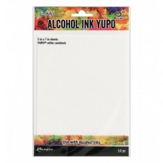 Tim Holtz - Alcohol Ink Yupo White 5x7 Card 10pc