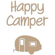 Spellbinders Happy Camper Glimmer Hot Foil Plate