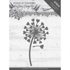 Amy Design - Words of Sympathy - Sympathy Flower Die