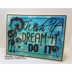 COOSA Crafts Clear Stamps A6 - Wish It