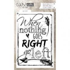COOSA Crafts Clear Stamps A6 - Go left