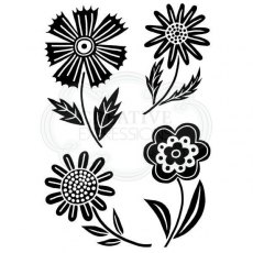 Woodware Clear Singles Mini Blooms Stamp