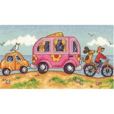 Heritage Crafts Are We There Yet Counted Cross Stitch Kit