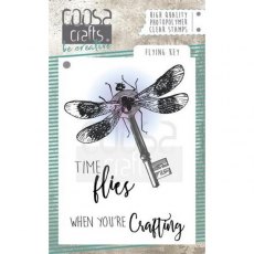 COOSA Crafts clearstamps A7 - Flying Key