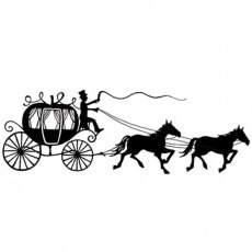 Lavinia Stamps - Horse and carriage LAV146