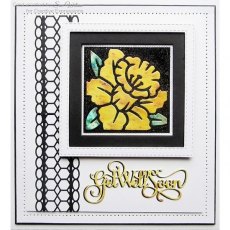 Sue Wilson Frames and Tags Collection Daffodil Flower Square Die