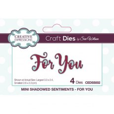 Sue Wilson Mini Shadowed Sentiments For You Die