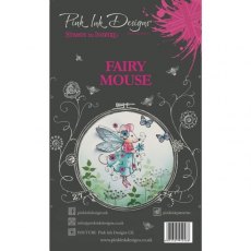 Pink Ink Designs A6 Clear Stamp Set - Fairy Mouse