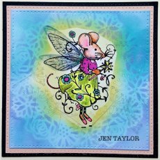 Pink Ink Designs A6 Clear Stamp Set - Fairy Mouse