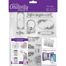 DoCrafts Creativity Essentials A5 Clear Stamps Musicality